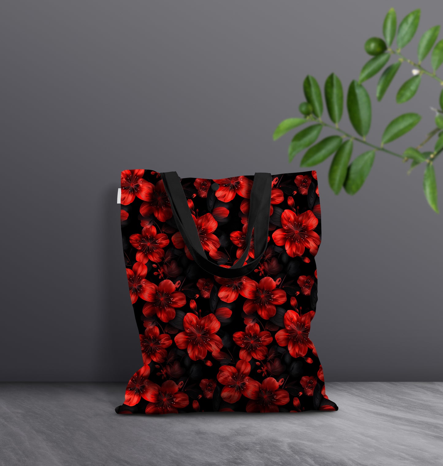 Neon Red Blooms 014