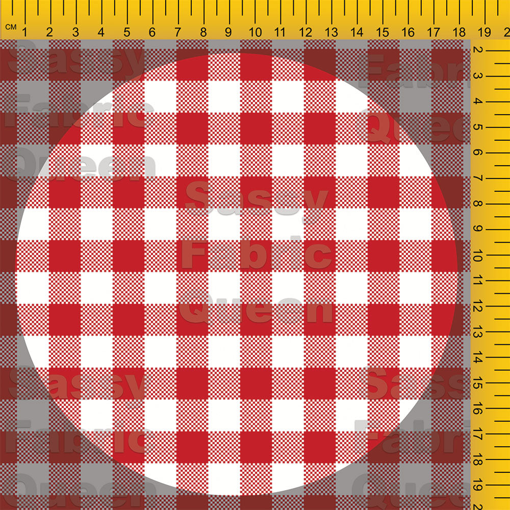 Redplaid - White, med