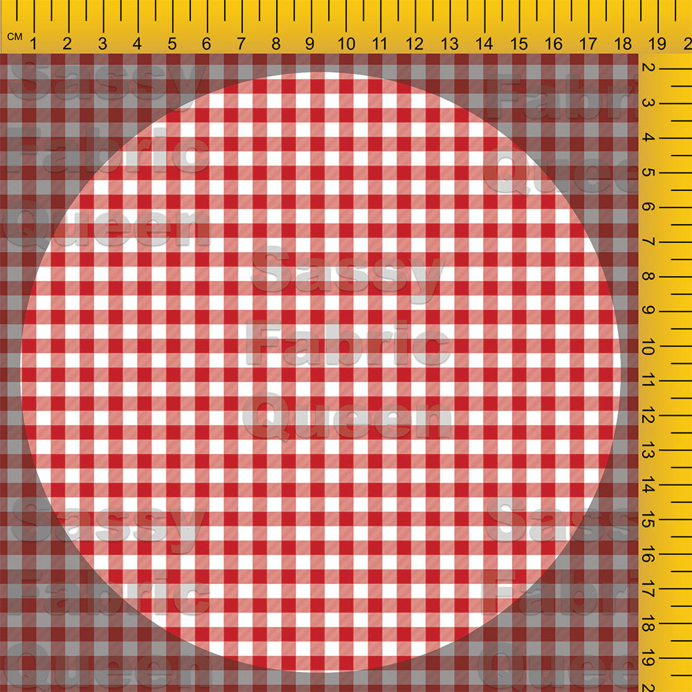 Redplaid - White, small