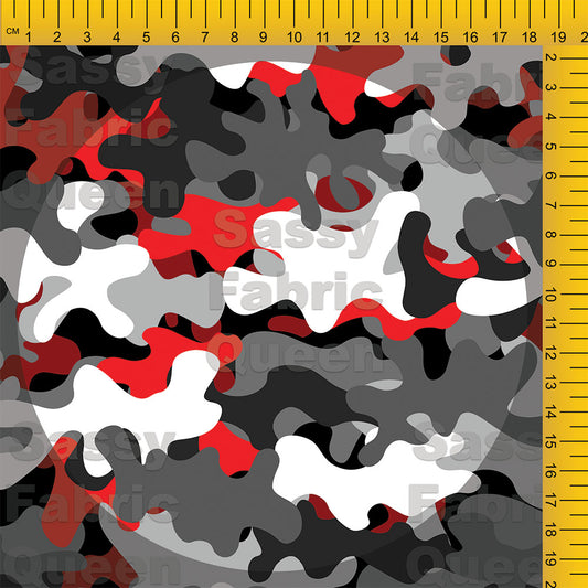 Camo, RedWhiteGrey