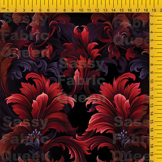 Damaskflower RedBlack