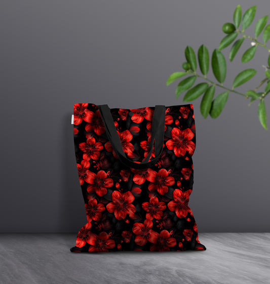 Neon Red Blooms 014