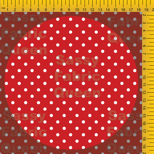 PolkaDots - Red and White