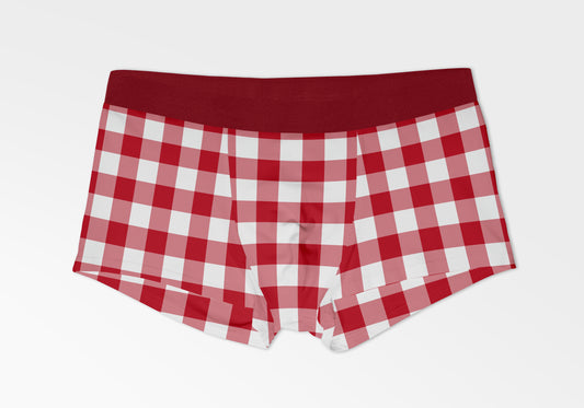 Redplaid - White, large