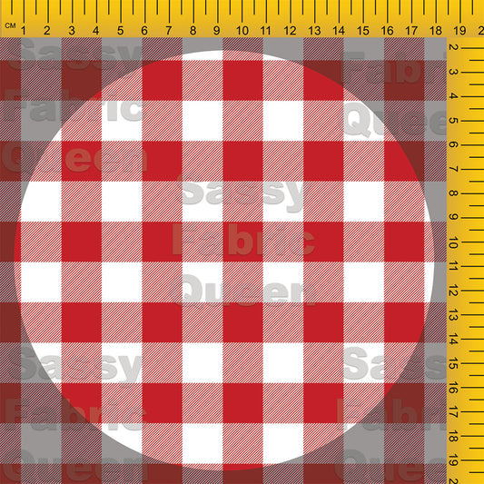 Redplaid - White, large