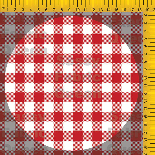 Redplaid - White, med