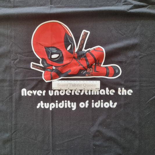 DPool Never underestimate panel 70cm x 100cm – Double Brushed Polyester (DBP)