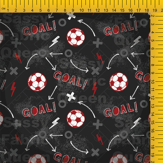 SoccerRed Goal, RedGrey
