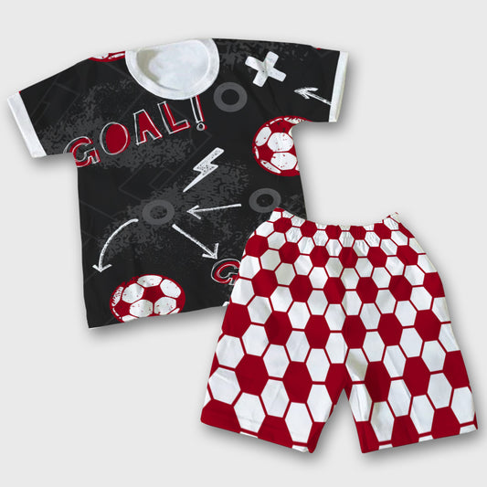 SoccerRed Goal, RedGrey