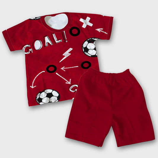 SoccerRed Goal, Red